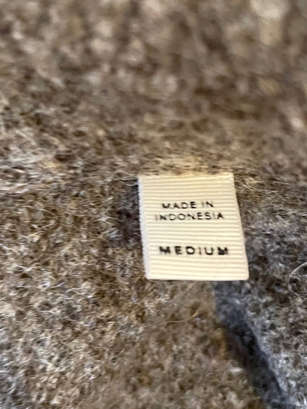Buck Mason WOOL FIELD SHIRT MARLED COASTAL BLUFF Size Medium - Picture 3 of 11